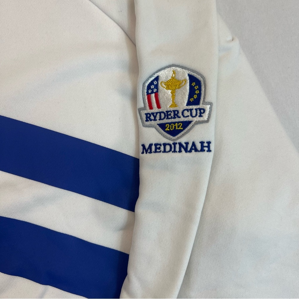Adidas 2012 Ryder Cup Medinah Classic Adidas Lightweight Track Jacket Size Large - Picture 3 of 13